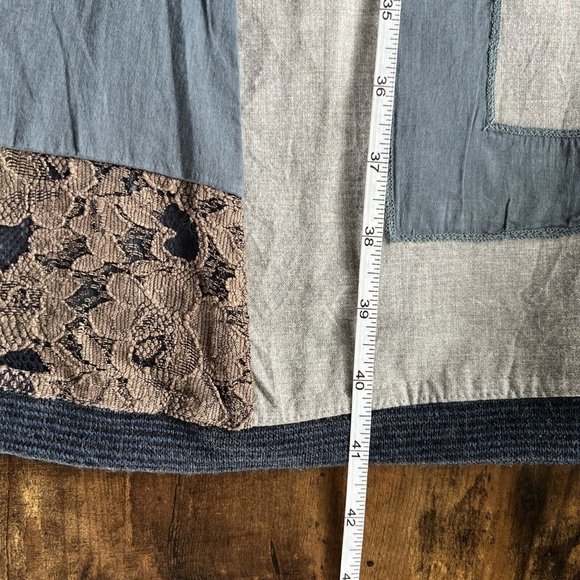 J Peterman Daisy Goes Dancing Mixed Media Dress - XXS, NWOT - Picture 7 of 10